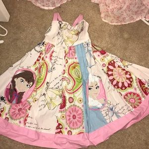 Elsa and Anna custom dress